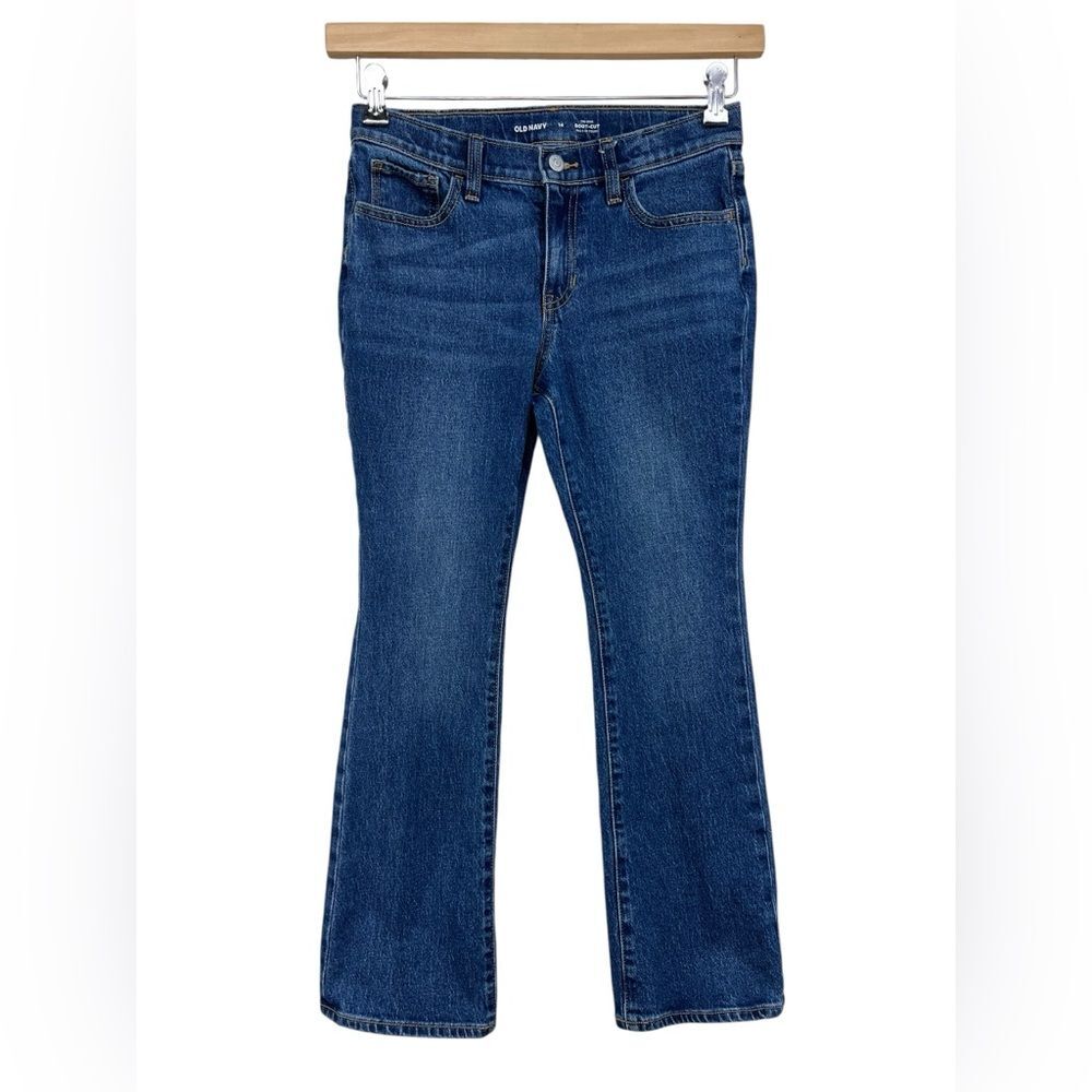 Old Navy Mid Rise Bootcut Jeans Girls 14